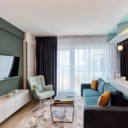 아파트 Vogue Sunrise View - Jacuzzi And Sauna Infinity *